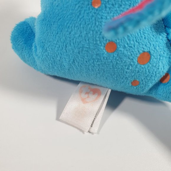 Disney Ty Beanie Baby Doc McStuffins Blue Stuffy Dragon Plush Toy Mini - Picture 8 of 8